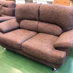 【愛品館八千代店】ニトリ　2人掛布張ソファ　NポケットA8
