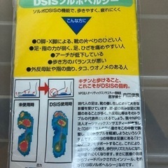 ［靴の中敷きです！］DSISソルボヘルシー フルインソールタイプの画像