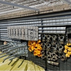 【取引決定】単管パイプ他セット48.6Φ(足場材)