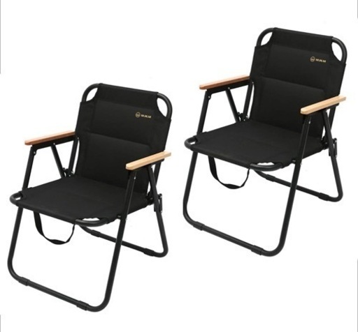2脚　M.W.M 『Ready Chair 2』 折りたたみチェア 一人用 ファミリーキャンプ