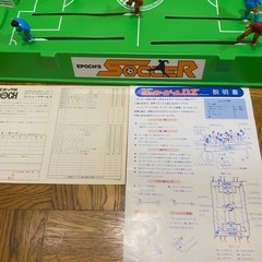 昭和５８年 サッカーゲームＤＸ　美品 エポック社の画像