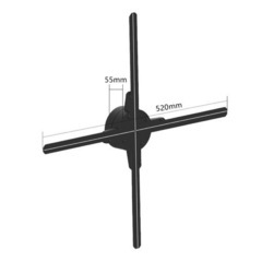 ホログラムディスプレイファンの画像