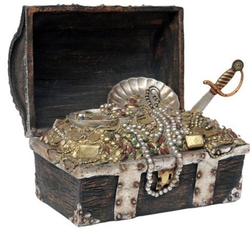 海賊☆パイレーツ 宝箱のビッグサイズオブジェ