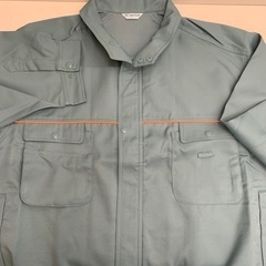 【新品未使用】冬用作業着　ブルゾン　グリーン　6Lサイズの画像