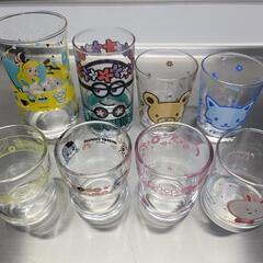 キャラクター色々　グラス　８個
