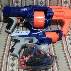 ナーフガンNERF大小セット+弾