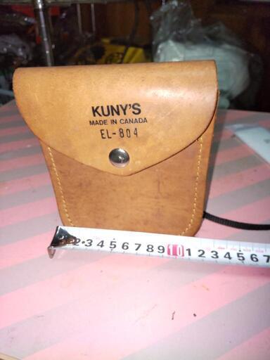 ＫＵＮＹ.Ｓ本皮ポーチ　中古