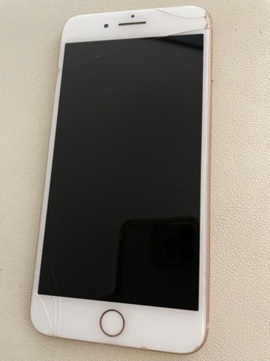 iPhone8 plus 64g 前ガラス割れ