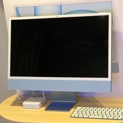 iMac 2021 箱付き、Apple care保証付き2024年7月まで パソコン PC Apple