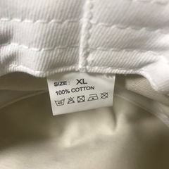 帽子 大きいサイズXL 60〜62cm相当 紐付き 未使用の画像