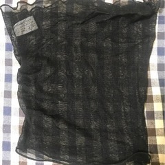 【お話し中】シルク100%　メッシュネックカバーの画像