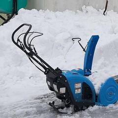 除雪機　ヤマハ　ユッキー　小型除雪機