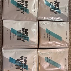 マイプロテイン　お試し用6袋　味はさまざま