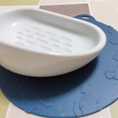 猫用食器　にゃんプレ ロングヘア ネイビーの画像
