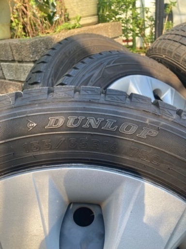 Nボックス 純正14インチホイール、ダンロップスタッドレス155/65-14セット Nボックス 純正14インチホイール、ダンロップスタッドレス155/65-14セット