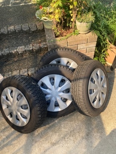 Nボックス 純正14インチホイール、ダンロップスタッドレス155/65-14セット