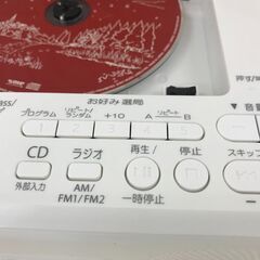 【美品】東芝 CDラジオ シンプルコンパクト TY-C160の画像