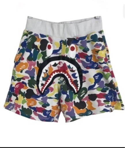 靴/バッグ a bathing ape multi camo shark pant