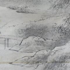 掛け軸（水墨画）の画像