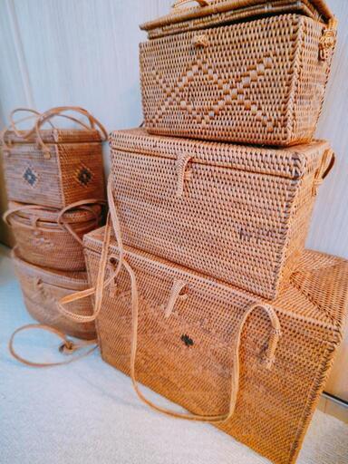 ☆美品☆ バリ島で購入したバック6個セット