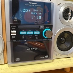 CDコンポ　スピーカー付きの画像