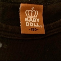 ベビードール　ロングTシャツ　130の画像