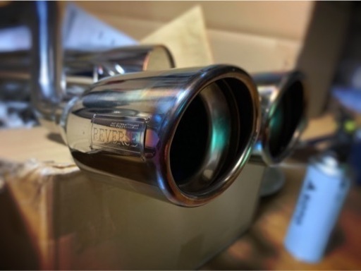 DA17 社外マフラー　reverse 車検対応書類付き