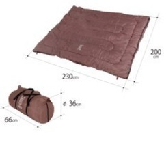 広島市西区 美品 DOD わがやのシュラフ 寝袋 洗濯可 キャンプ