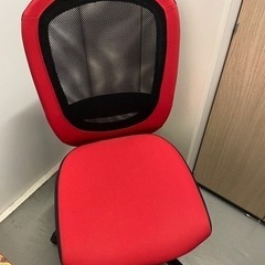 イス　チェア　赤　黒　レッド　ブラック　IKEA
