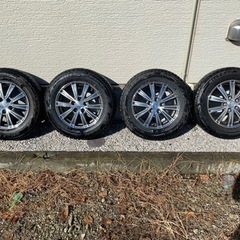 冬タイヤ 195/65R15 BLIZZAK REVO GZ 4本ブリヂストン アルミホイール付き スタッドレス