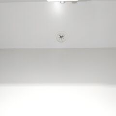 テレビ台 【 ガルト クレール テレビボード 】 47×150×45 裏面コード穴付き 強化ガラス 【 引き取り場所 ： 東京都 調布市 】　近隣地域限定：配送無料の画像