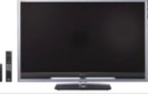 半額　美品　ソニー　SONYの46V型〈ブラビア〉F1シリーズテレビ 　黒　ガラス　テレビ台付