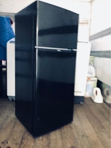 配送可能　2020年　ハイアール HAIER JR-N130A K [冷凍冷蔵庫 （130L・右開き） 2ドア ブラック]