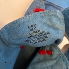 ハイカットスニーカー　18.5？の画像
