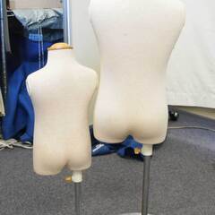 キッズのボディマネキン2体あげますの画像
