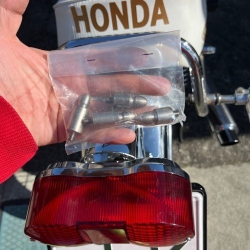 新品 未使用 ホーク バブ アルフィン 爪 新品 左右 ４個 CB250T CB400T