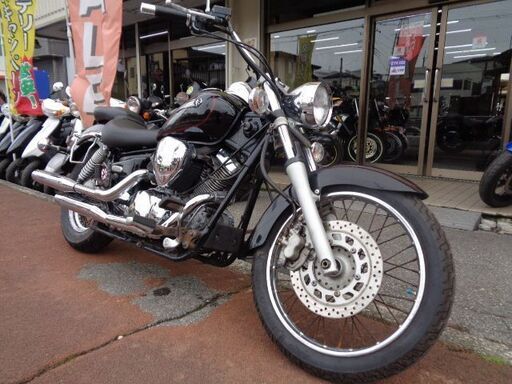 NO.4502　ドラッグスター２５０　空冷Ｖツイン２５０ｃｃ　アメリカン　ブラック　☆彡