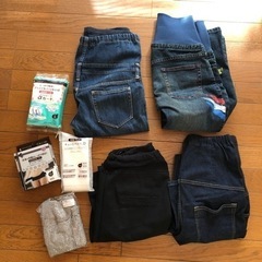 マタニティ　パンツM&Lサイズと出産準備小物セット　