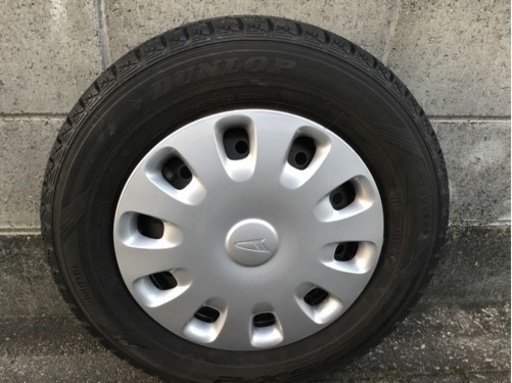 軽:自動車用スタッドレスタイヤ4本セット(スチールホイール付き)　