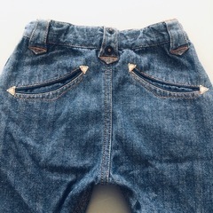 未使用に近い　BOO FOO WOO ブーフーウー　 ハーフパンツ デニムハーフパンツ　100の画像