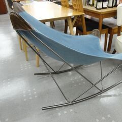 ハンモック風チェア　ロッキングチェア　モノ市場半田店　131の画像