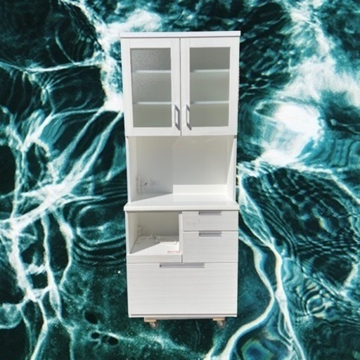 綺麗な食器棚☆横幅80サイズ♪