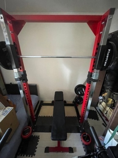 ファイティングロード　スミスマシーンとベンチ台