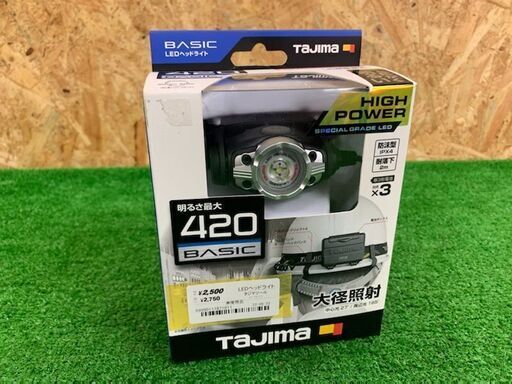 【完売商品】タジマ　LEDヘッドライト　LE-F421D【未使用品】