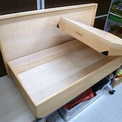 桐箪笥 幅91.5x奥行45x高さ24.2cm 着物収納 2段 桐収納ケース 木製 苫小牧西店の画像