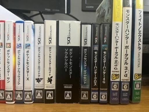 ポケットモンスターソフト8本まとめ+3DS本体セット(ソウルシルバーはポケウォーカー付き) その他オマケ
