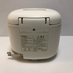 #6512 無印　RISE Cooker 3合　炊飯器 2019年製