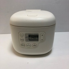 #6512 無印　RISE Cooker 3合　炊飯器 2019年製