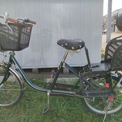 【交渉中】子供乗せ自転車(前後乗せれます)※最終価格！