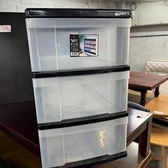 【リサイクルショップどりーむ天保山店】●4769●　3段収納　衣...